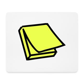 Postit - Mousepad (Querformat) - Weiß - Vorne