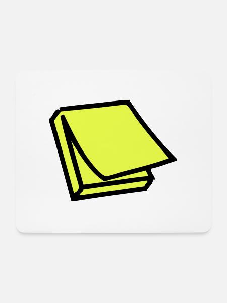 Postit - Mousepad (Querformat) - Weiß