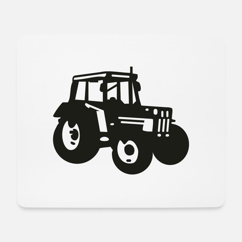 tractor - Mouse Pad (horizontal) - white
