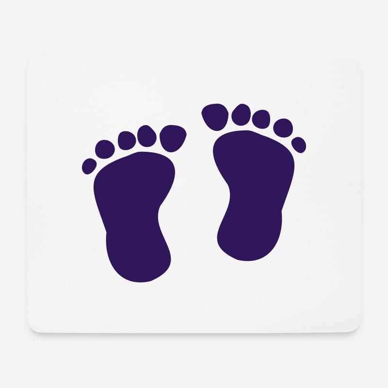 Baby - Mousepad (Querformat) - Weiß