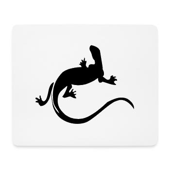 echse - Mousepad (Querformat) - Weiß - Vorne