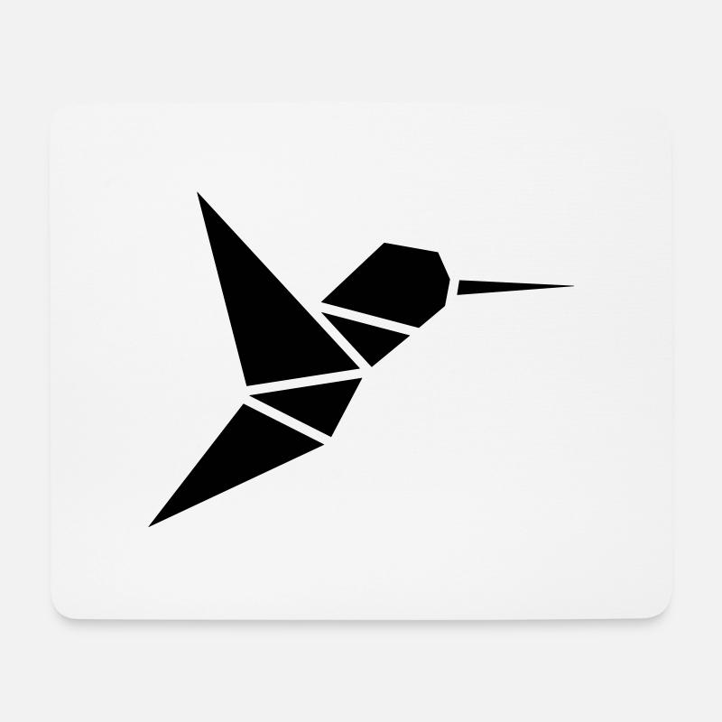 KOLIBRI - Mousepad (Querformat) - Weiß