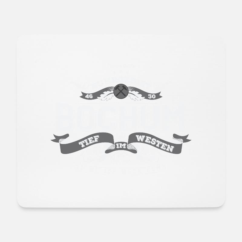 Premium Quality Bochum w/g - Mousepad (Querformat) - Weiß
