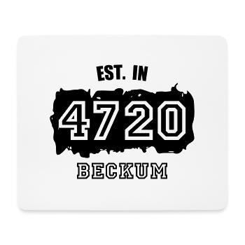 Established 4720 Beckum - Mousepad (Querformat) - Weiß - Vorne