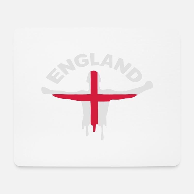 England St George's Cross - Mousepad (Querformat) - Weiß