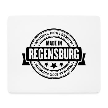 Made in Regensburg - Mousepad (Querformat) - Weiß - Vorne