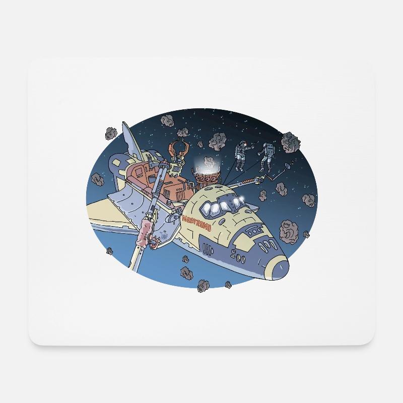 Space Adventure - Mouse Pad (horizontal) - white