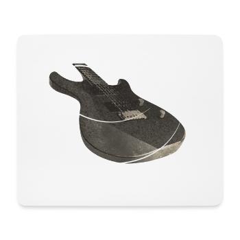 Guitare - Guitare - Tapis de souris (format paysage) - blanc - Devant