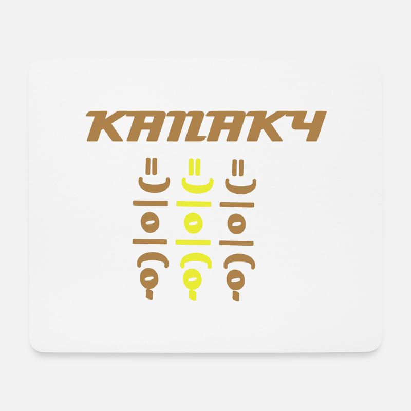 Kanaky - Mousepad (Querformat) - Weiß