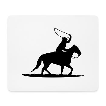 westernreiter - Mousepad (Querformat) - Weiß - Vorne