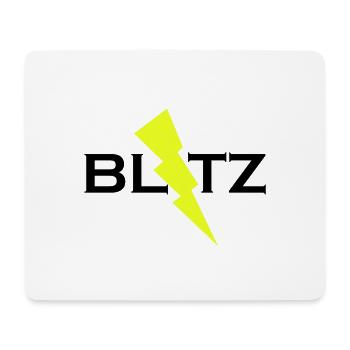 BLITZ - Mousepad (Querformat) - Weiß - Vorne