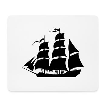 Sailboat eu - Mouse Pad (horizontal) - white - Front