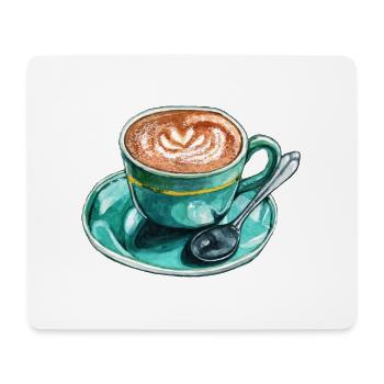 Latte Macchiato - Mousepad (Querformat) - Weiß - Vorne