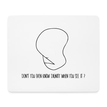 Es ist Würde Luann - Mousepad (Querformat) - Weiß - Vorne