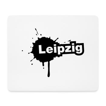 Leipzig Splatter - Mousepad (Querformat) - Weiß - Vorne