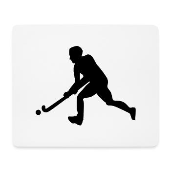 Field hockey - Mouse Pad (horizontal) - white - Front