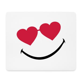 smileface_5 - Mousepad (Querformat) - Weiß - Vorne