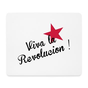 Viva la Revolucion! - Mousepad (Querformat) - Weiß - Vorne