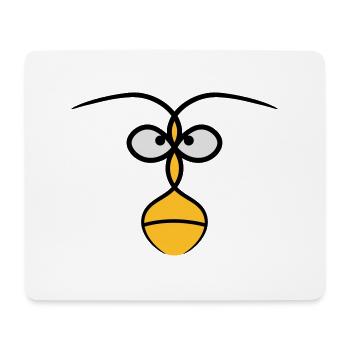 Face Tribal - Mousepad (Querformat) - Weiß - Vorne