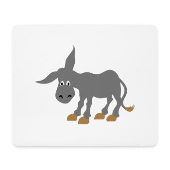 esel - Mousepad (Querformat) - Weiß - Vorne