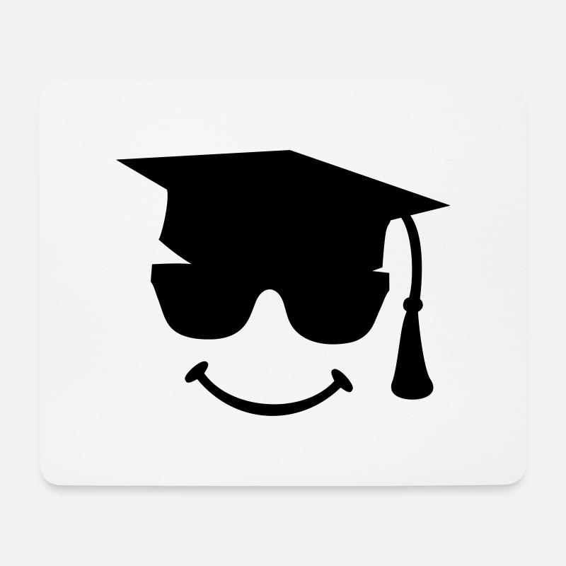 Doktorhut Doktorand Doktortitel student studium - Mousepad (Querformat) - Weiß