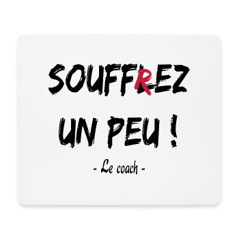 Soufflez un peu - Mousepad (Querformat) - Weiß - Vorne