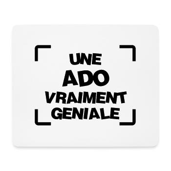 Ado / Adolescent / Adolescente / Adolescence - Tapis de souris (format paysage) - blanc - Devant