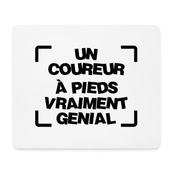 Course à pied / Coureur / Jogging / Running / Run - Tapis de souris (format paysage) - blanc - Devant