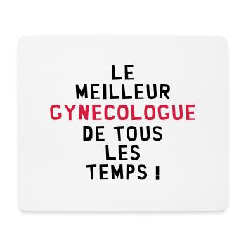 Gynéco / Gynecologue / Médecin / Gynécologie - Tapis de souris (format paysage) - blanc - Devant