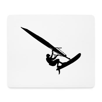 Windsurfer (Vector) - Mousepad (Querformat) - Weiß - Vorne
