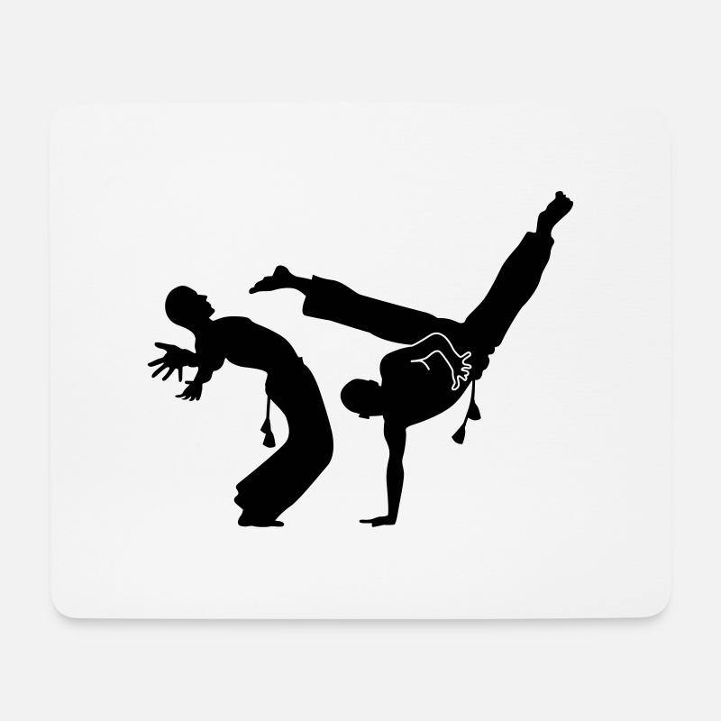 capoeira - Mousepad (Querformat) - Weiß