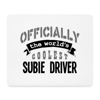 pilote subie officiellement les mondes coole - Tapis de souris (format paysage) - blanc - Devant