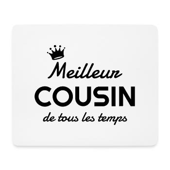 Cousin - Cousine - Famille - Bébé - Naissance - Mouse Pad (horizontal) - white - Front