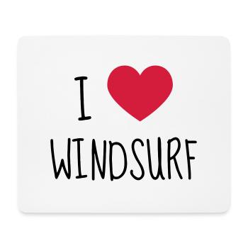 Windsurfing - Windsurfen - Planche à Voile - Sport - Mouse Pad (horizontal) - white - Front
