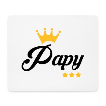 Papy Papi Grand-Père Retraite famille - Tapis de souris (format paysage) - blanc - Devant