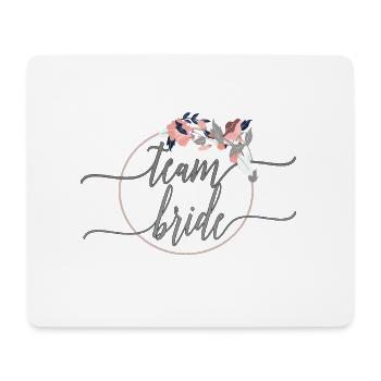 team_bride_flower_1 - Tapis de souris (format paysage) - blanc - Devant