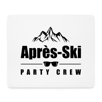 apres ski party crew - Mousepad (Querformat) - Weiß - Vorne