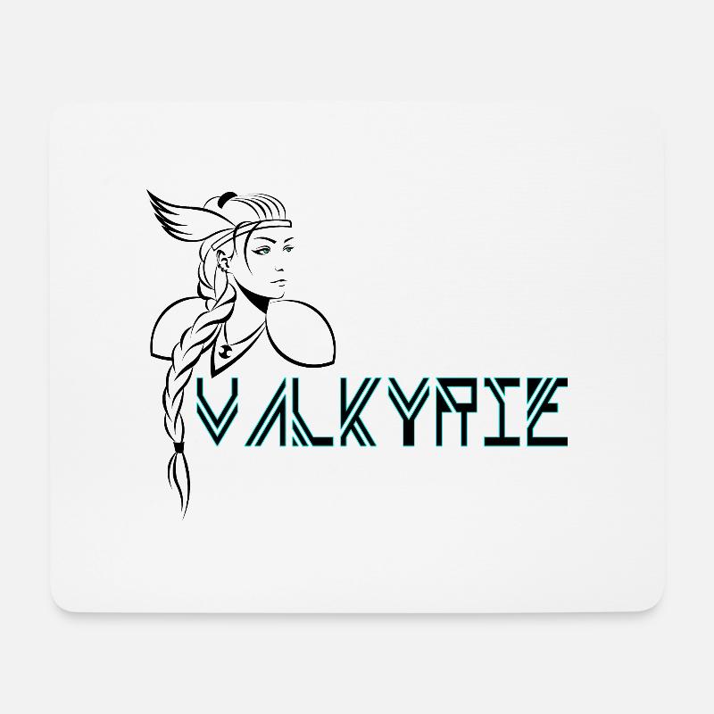 VALKYRIE blue - Mouse Pad (horizontal) - white