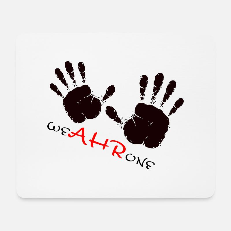We Ahr One - Mousepad (Querformat) - Weiß