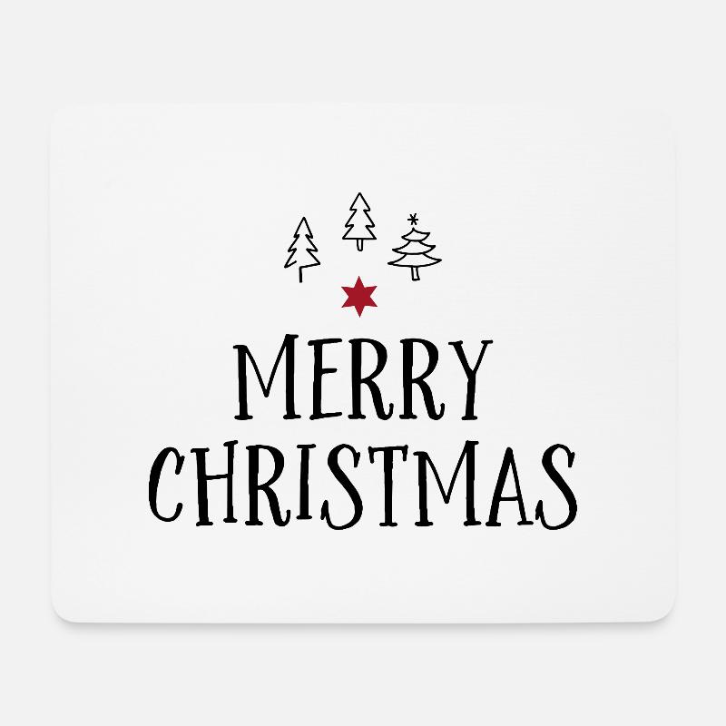 Weihnachten - Mousepad (Querformat) - Weiß