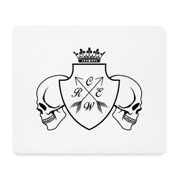 Crew Skull - Mousepad (Querformat) - Weiß - Vorne