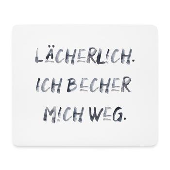 Party feiern Festival bechern saufen Alkohol - Mousepad (Querformat) - Weiß - Vorne