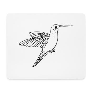 Hummingbird - Mouse Pad (horizontal) - white - Front