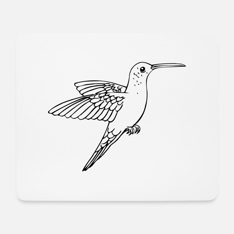 Hummingbird - Mouse Pad (horizontal) - white