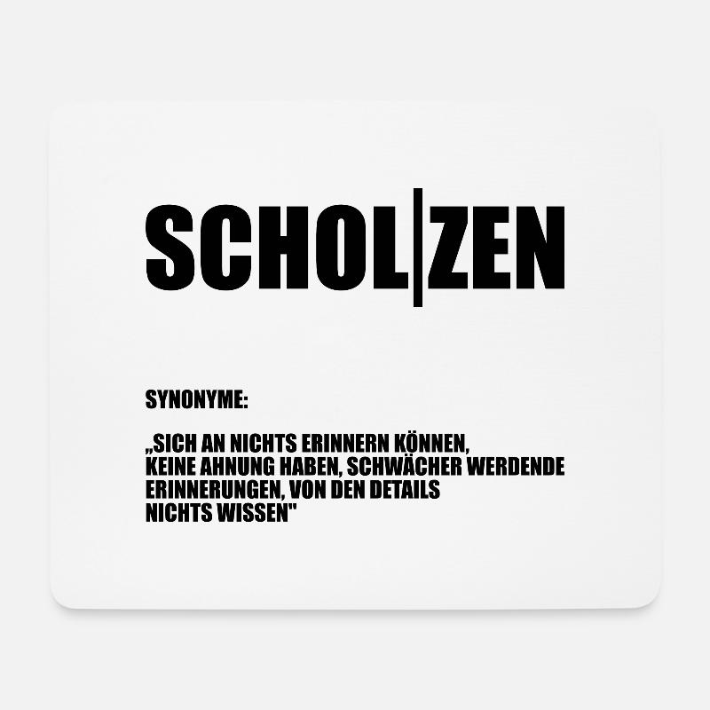 Scholzen - Mousepad (Querformat) - Weiß