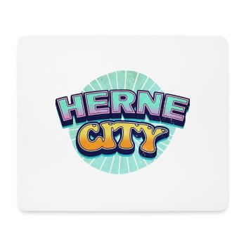 Herne Germany City Font Pop Art Comic - Mouse Pad (horizontal) - white - Front