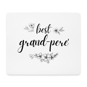 Grand-pere. grand-pere gift - Mouse Pad (horizontal) - white - Front