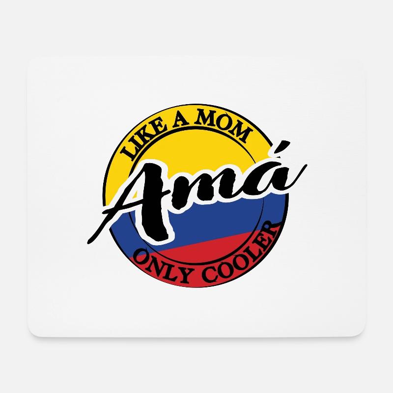 Ama kolumbianische Mutter - Mousepad (Querformat) - Weiß