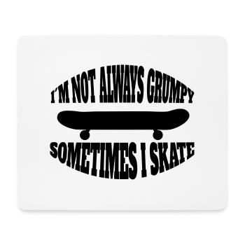 Skateboard Skaten Skateboarding Skater Longboard - Mousepad (Querformat) - Weiß - Vorne