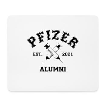 #Vaccinated - Mouse Pad (horizontal) - white - Front